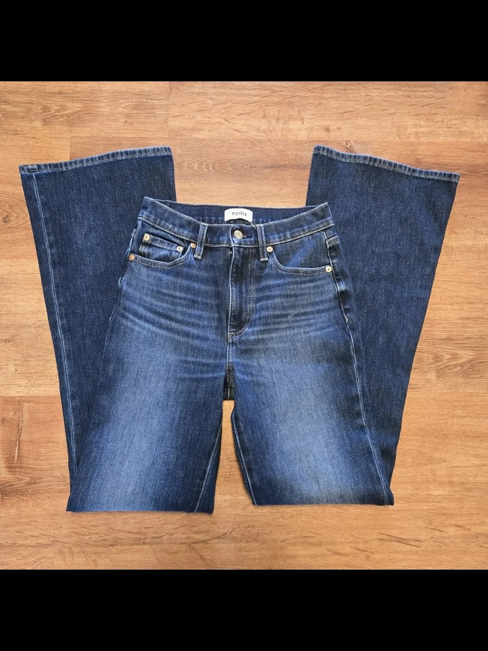 Pistola High-Rise Haven Greenwich Bootcut Jeans Size 25